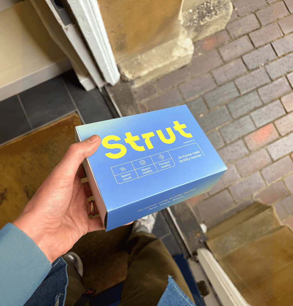 Strut at-home sperm health test kit