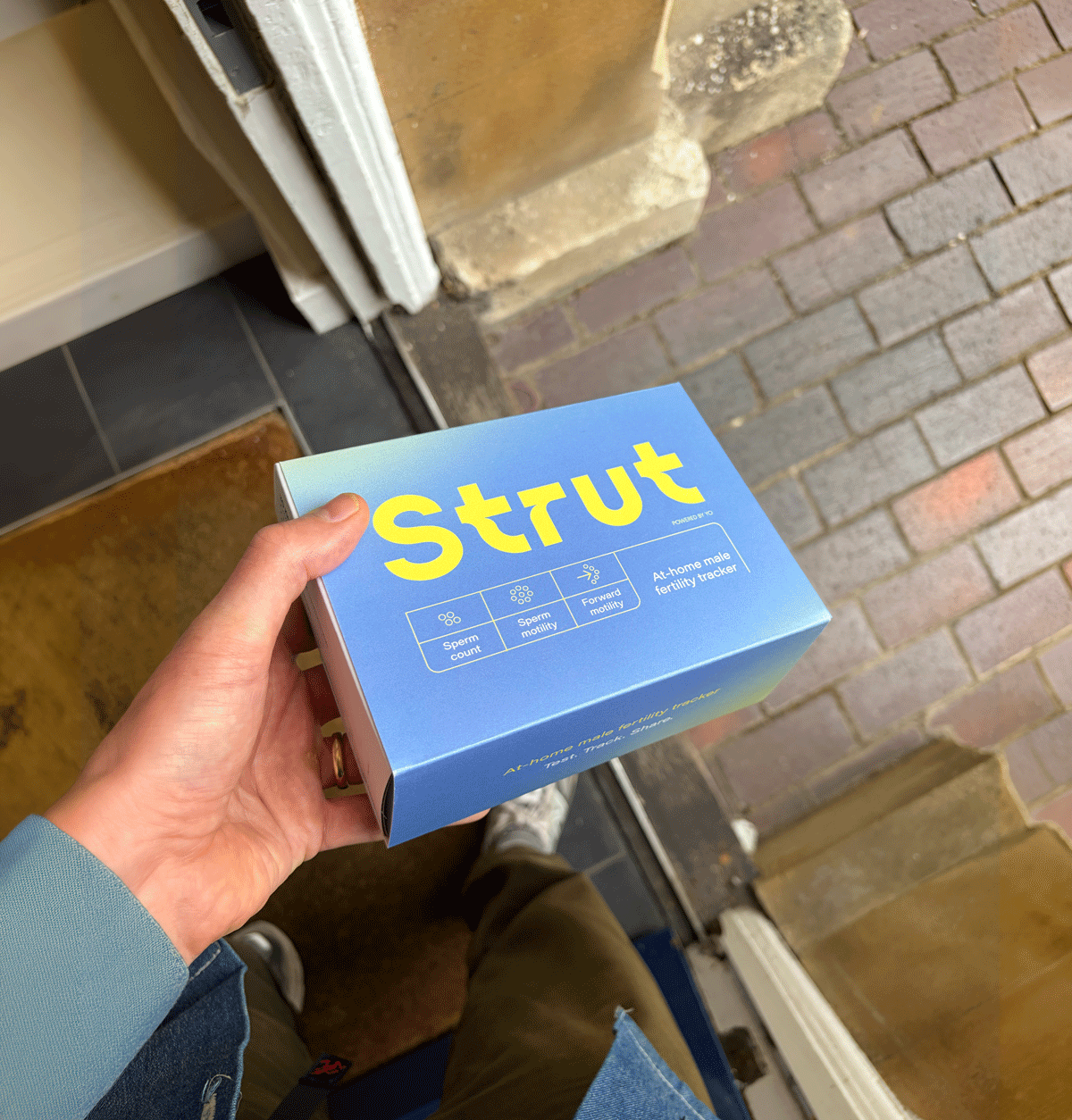 Strut at-home sperm health test kit