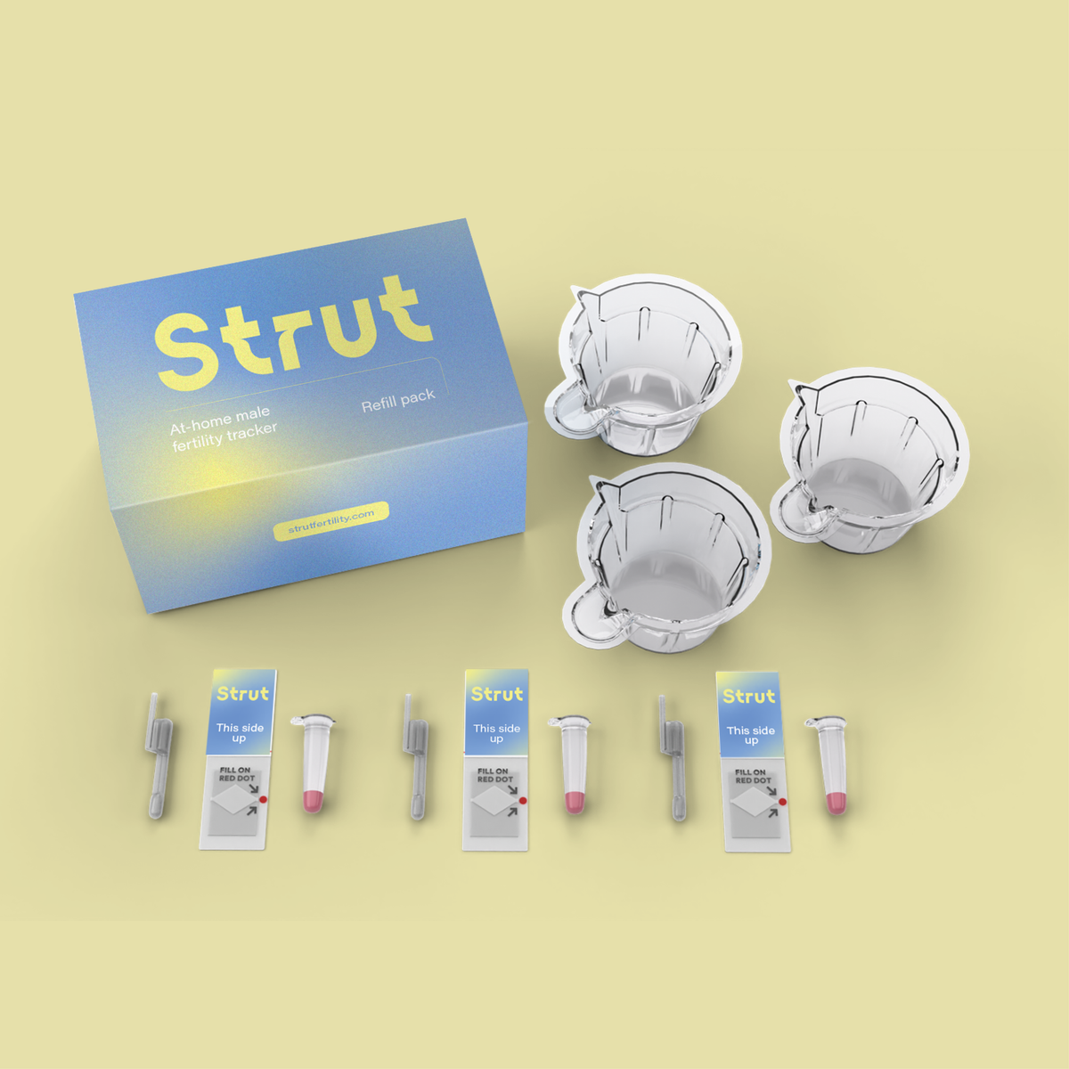 Strut sperm health test kit UK refill